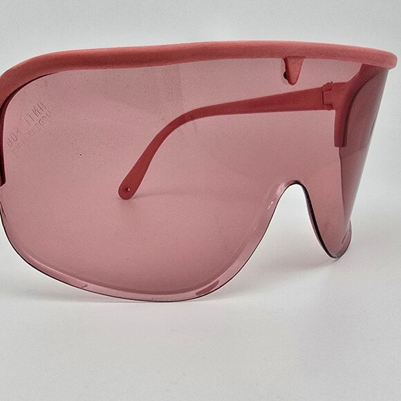 Brevettato Baruffaldi Pink Frame Pink Anti Fog Shield Wrap Sunglasses w/ Case main image 6